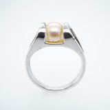 Peach Freshwater Pearl Ring