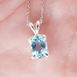 Stunning Handmade Sky Blue Topaz Necklace