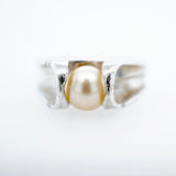 Peach Freshwater Pearl Ring