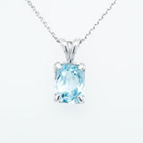 Stunning Handmade Sky Blue Topaz Necklace