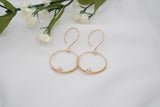 14kt Gold Filled Pink Pearl Earrings