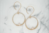 14kt Gold Filled Pink Pearl Earrings