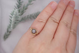 Gold Filled Black Pearl Ring