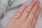 Pink Pearl Gold Filled Ring