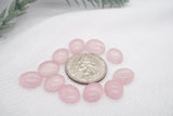 Rose Quartz Cabochons 2 , gemstone cabs, rose quartz cabs