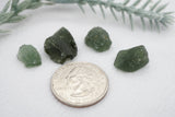 Incredible Rare Raw Moldavite Crystal, Meteorite rock, Genuine Moldavite Stone 5